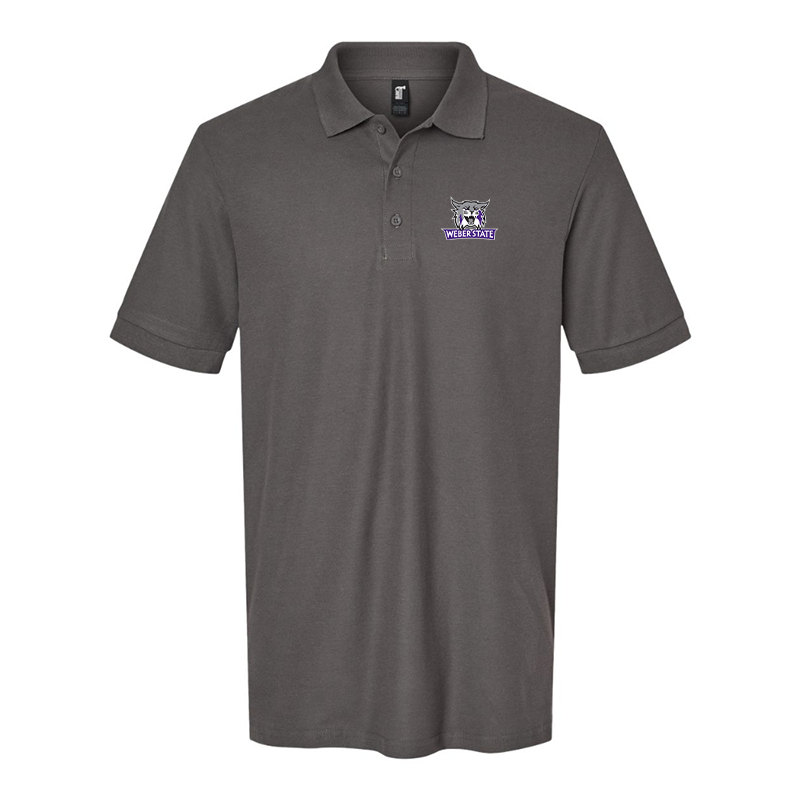 Men's Weber State Wildcats Gildan Hammer Pique Polo